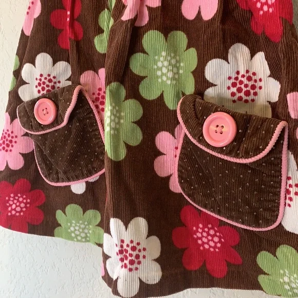 Bonnie Baby corduroy floral dress - Picture 4 of 5